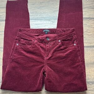 Dyson Burgundy Straight Leg Pants